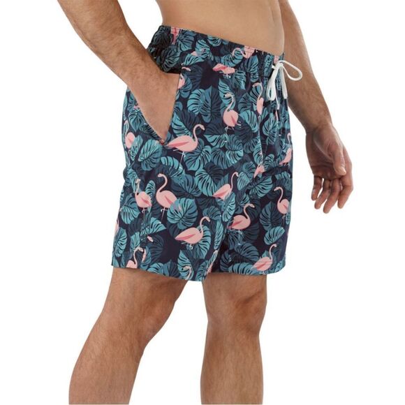 Xxl Men's Members Mark Flamingo swim trunks - Picture 2 of 5
